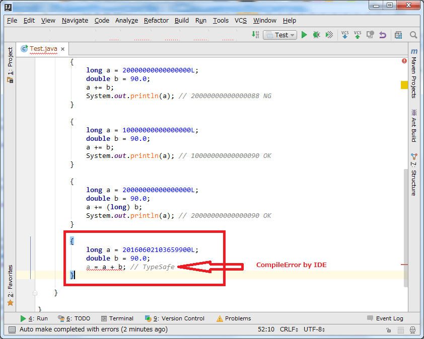 Why java += get wrong result, and how can I prevent this? Stack Overflow