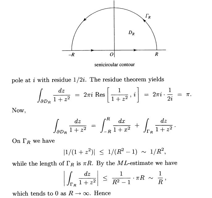 complex analysis Calculation of the \int_{\infty}^{\infty} \frac{dx