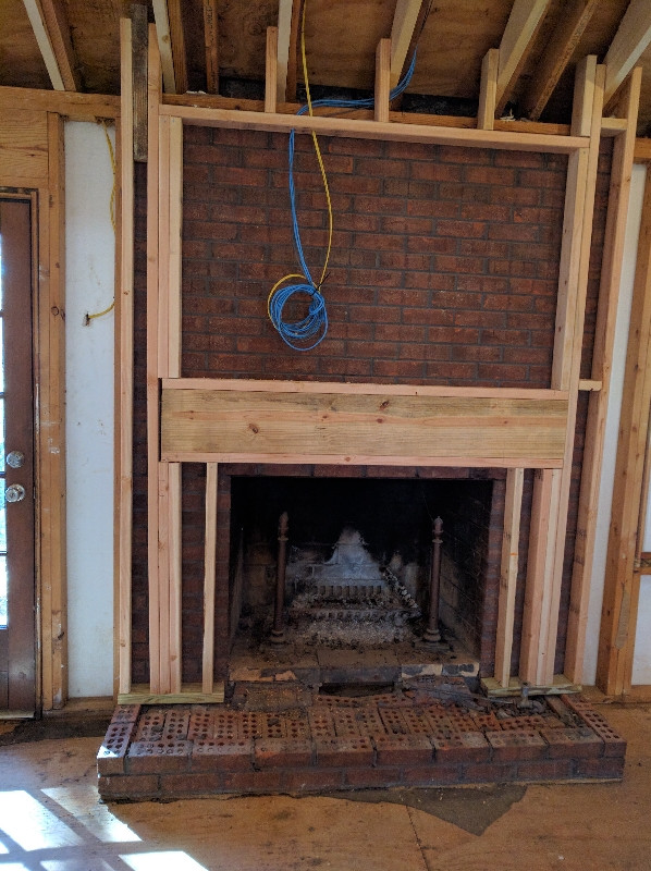 Corner Gas Fireplace With TV Above Fireplace Guide by Linda