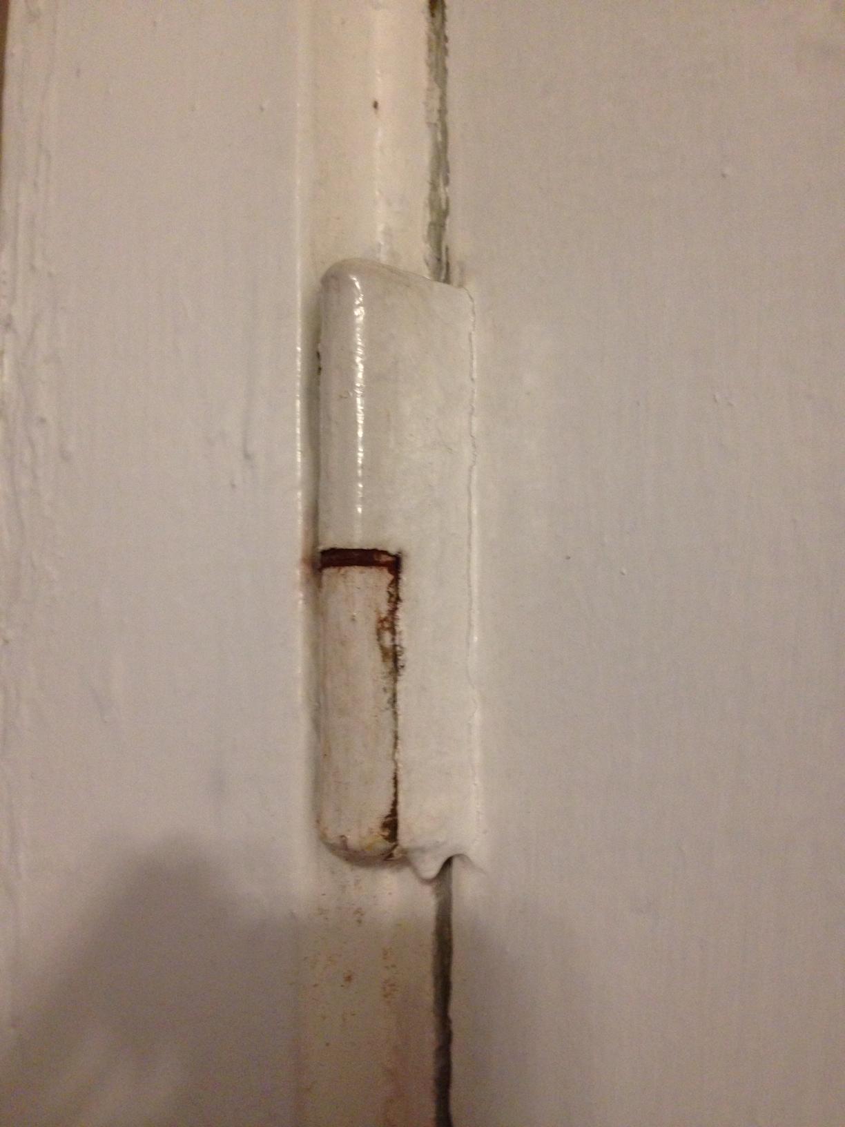 How to remove this two-piece door hinge? - Home Improvement Stack Exchange
