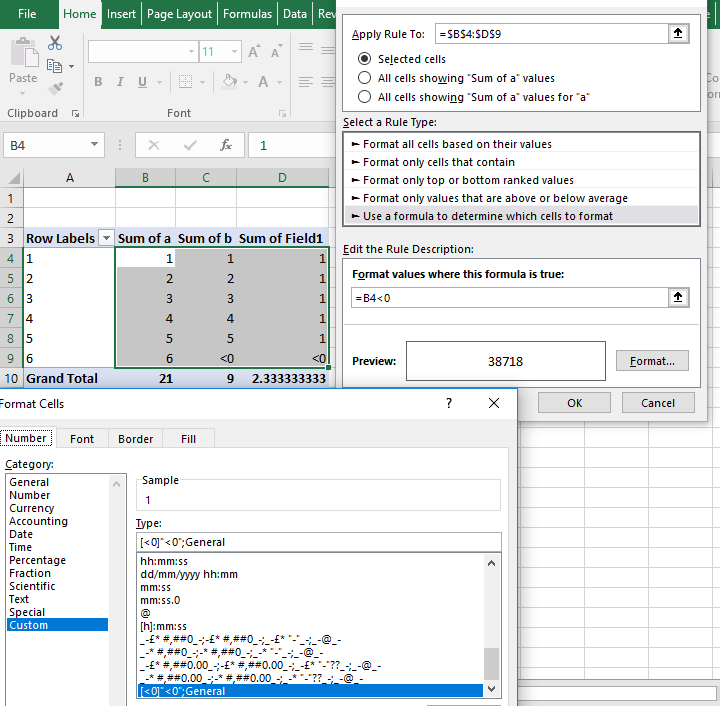 Excel IF statement in calculated field Stack Overflow
