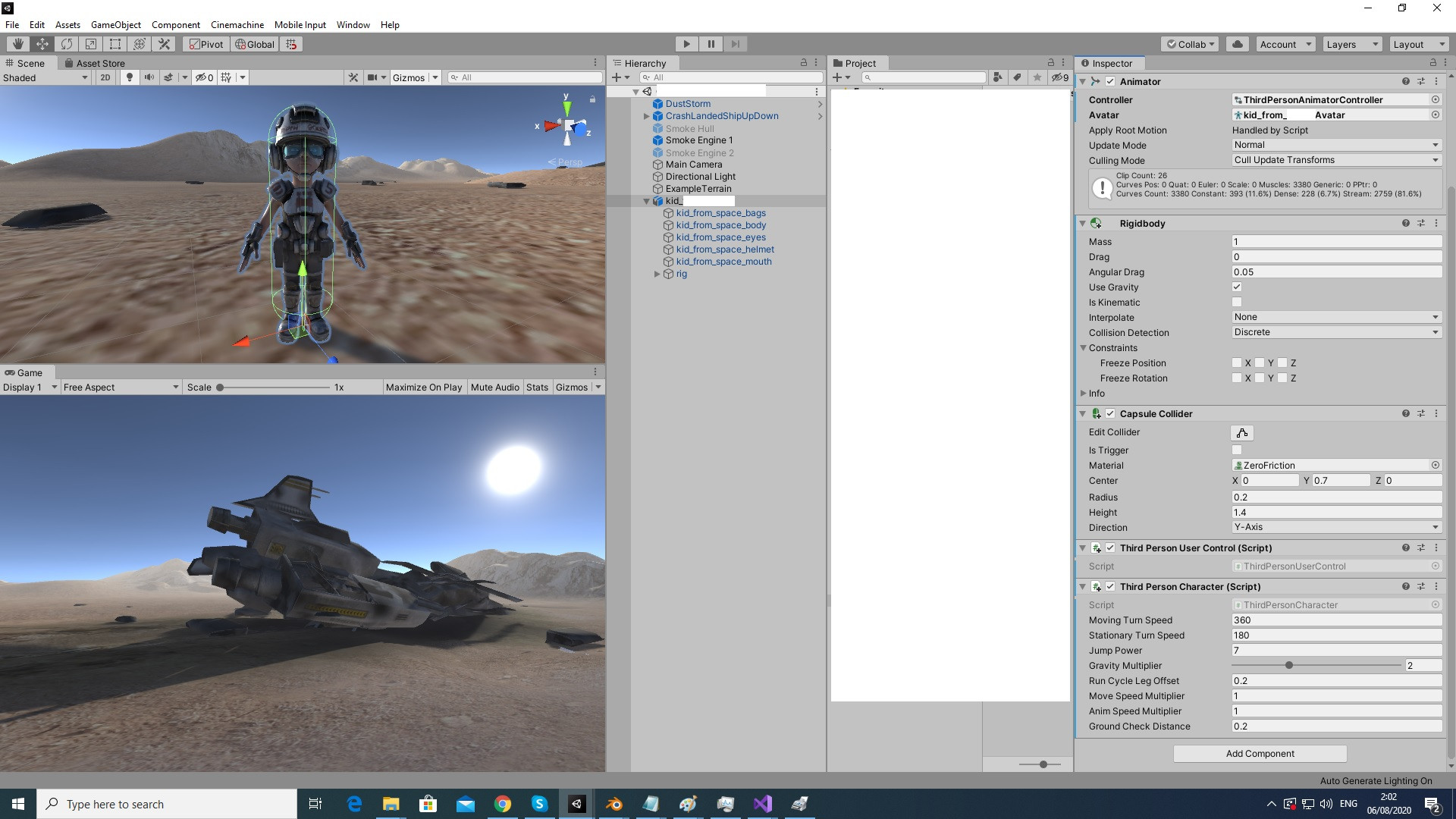 unity How can I add orbit effect to the camera? Game Development