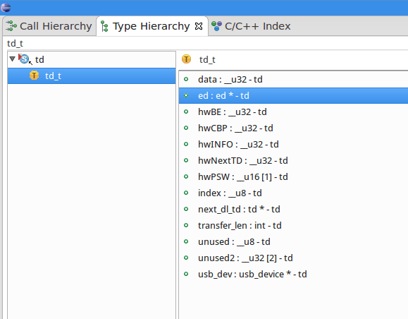 c - Eclipse CDT: View structure hierarchy - Stack Overflow