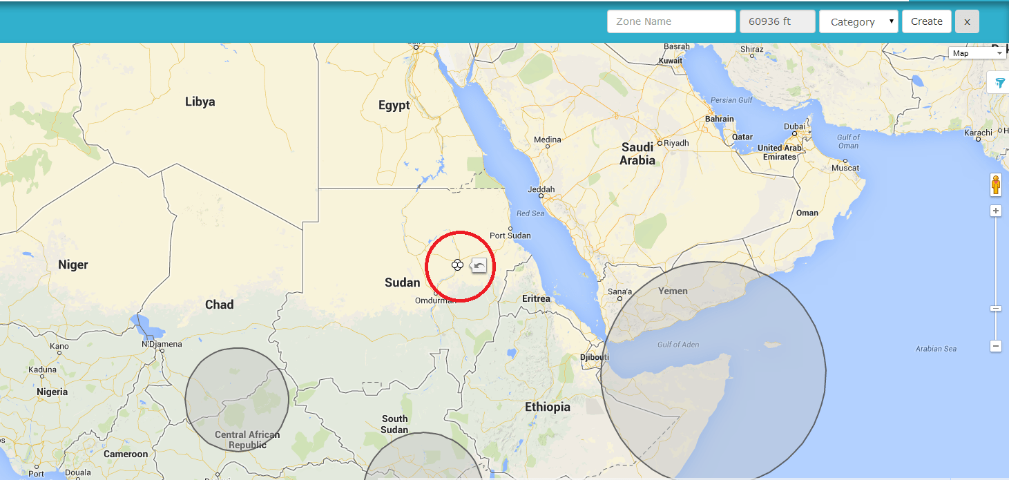 javascript Google Map Circle radius fit to map Stack Overflow
