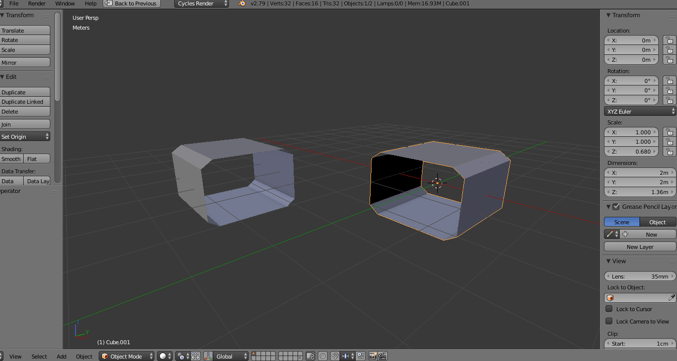 Snapping two objects by edge in Object Mode Blender Stack Exchange