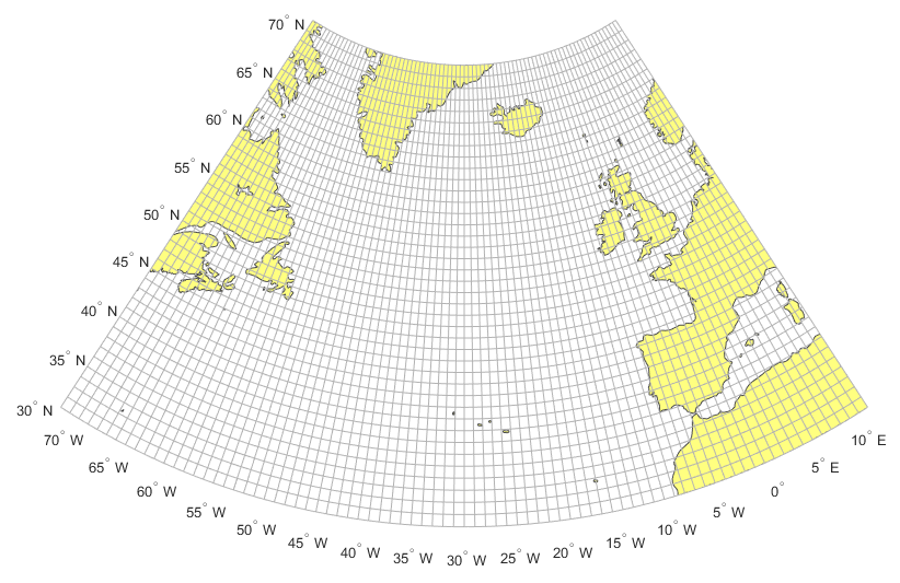 matlab Major and minor graticule for maps? Stack Overflow