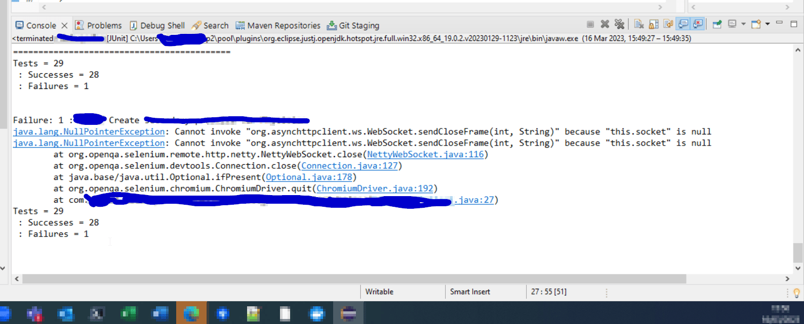 selenium webdriver Eclipse error Cannot invoke