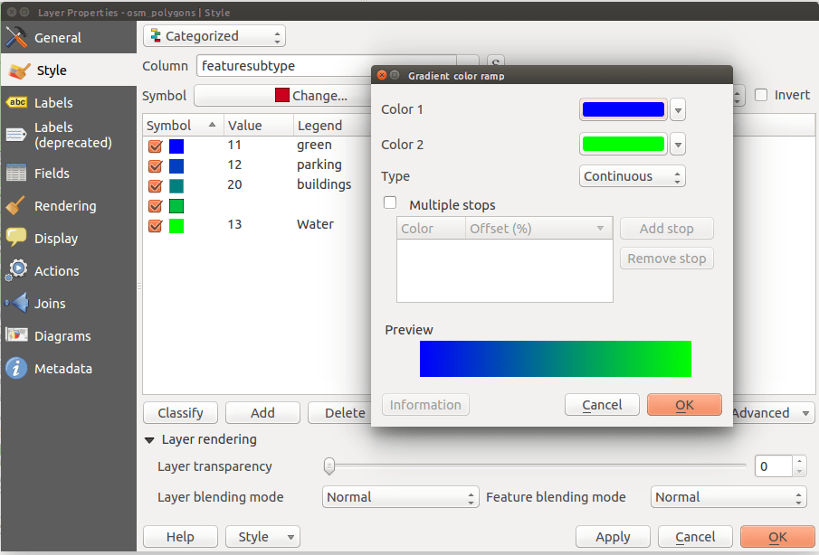 Making bivariate colour ramp with QGIS Geographic Information Systems