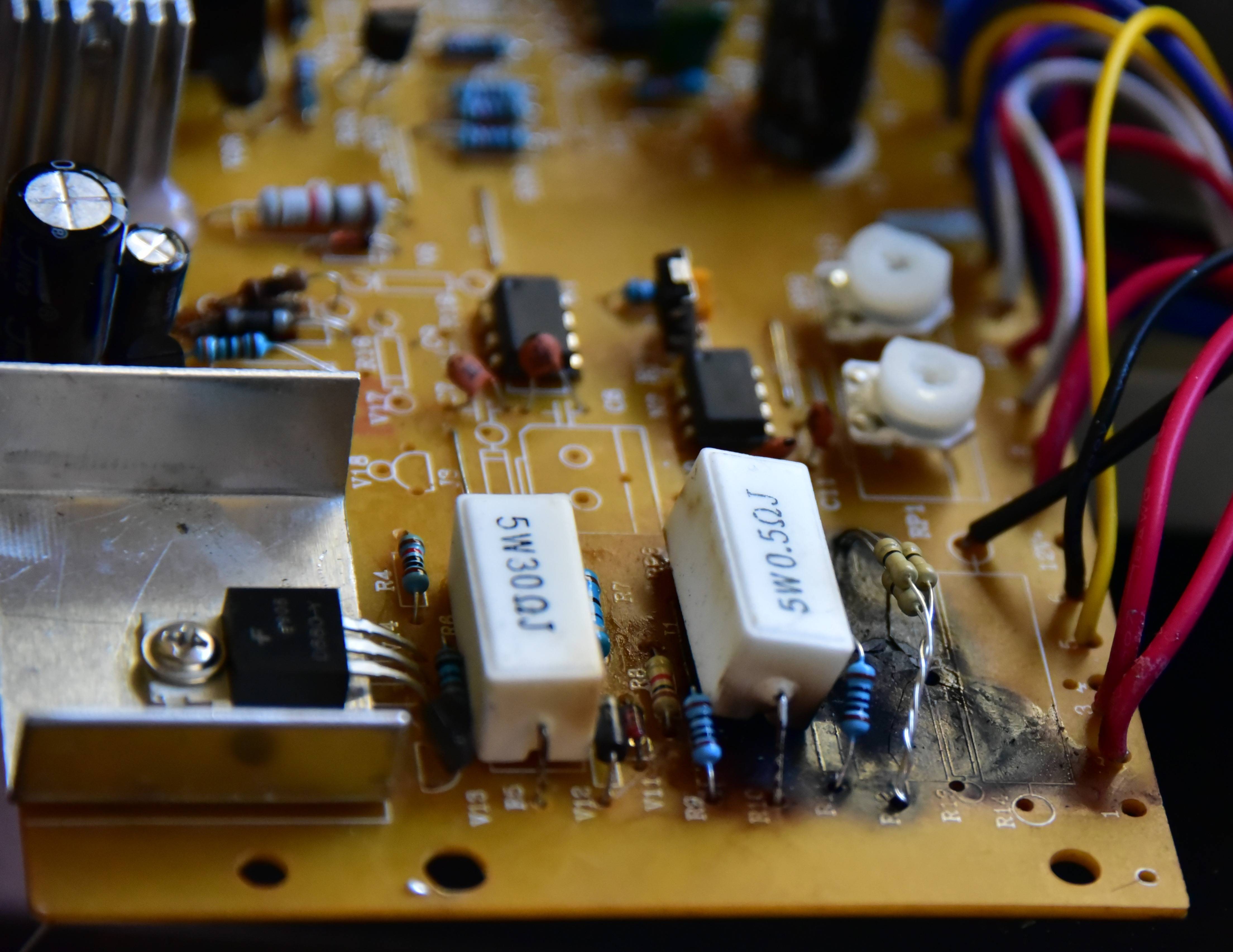 repair Need help repairing adjustable DC power supply stuck on 48V