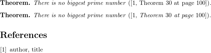 italic citation square brackets upright in theorems TeX LaTeX Stack Exchange