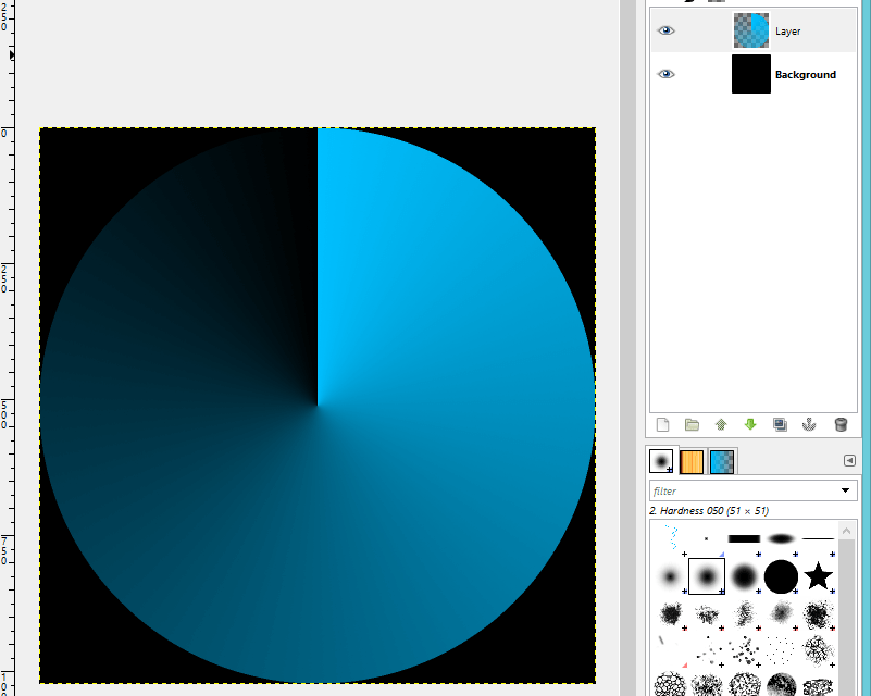 Create a clockwise gradient in GIMP Graphic Design Stack Exchange