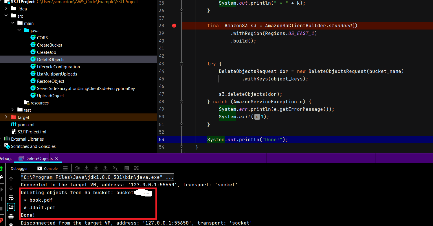 amazon s3 com.amazonaws.services.s3.model.AmazonS3Exception The XML you provided was not well