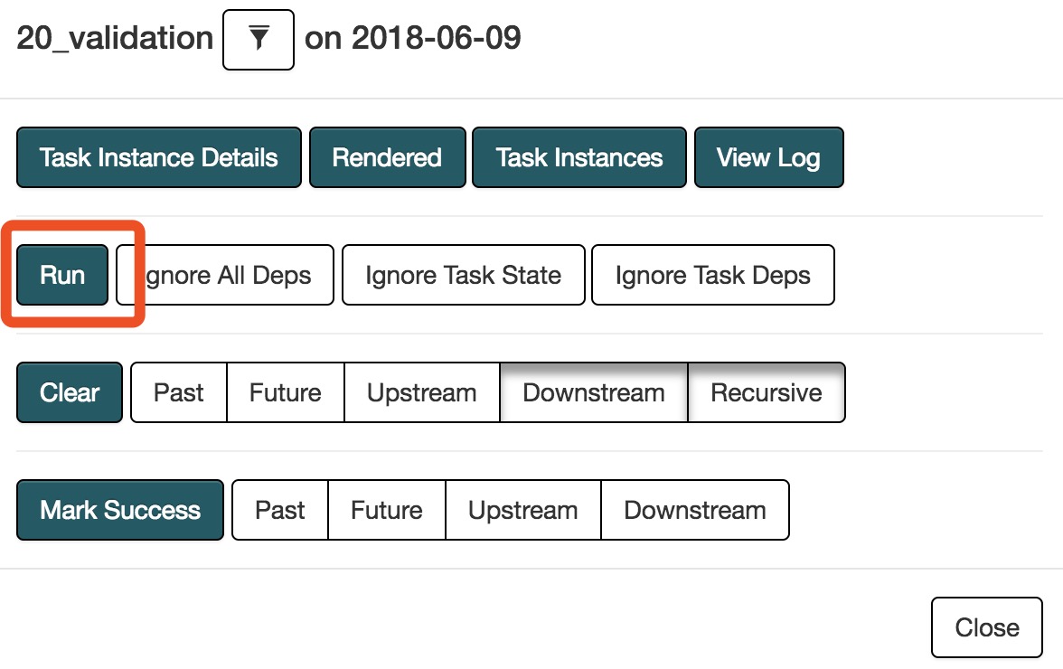 how to operate in airflow so that the task rerun and continue downstream tasks Stack Overflow