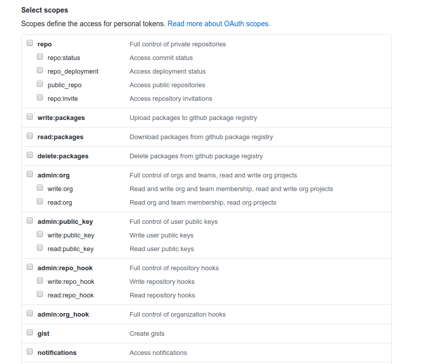 api Is it possible to restrict a GitHub personal access token to a