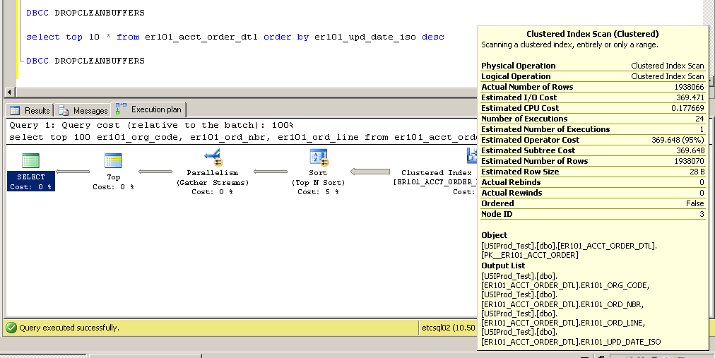 Mejore el rendimiento de las consultas de SQL Server en tablas grandes