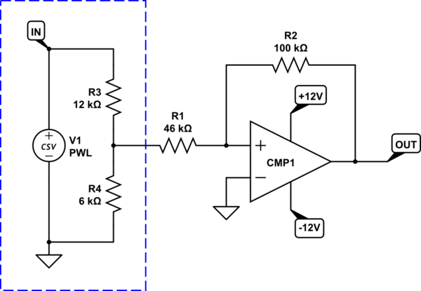 operational amplifier - Hysteresis on inverting terminal for comparator