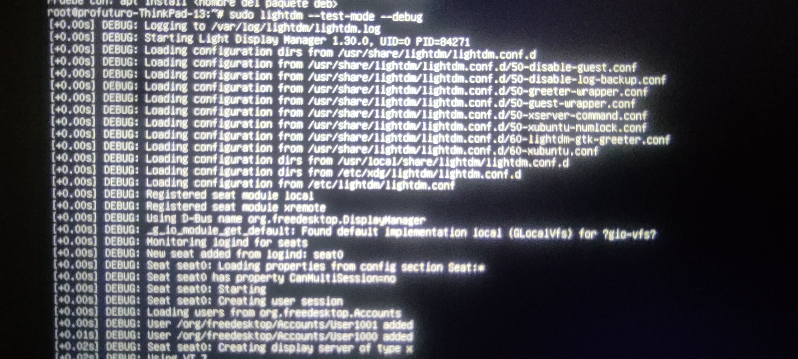 22.04 Ran test for ligthdm bug Says Xserver no path found Ask Ubuntu