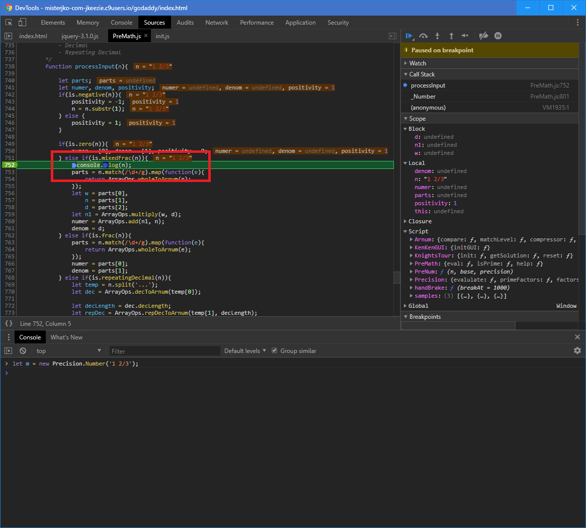 javascript JS Error Variable not defined.... but it is Stack Overflow