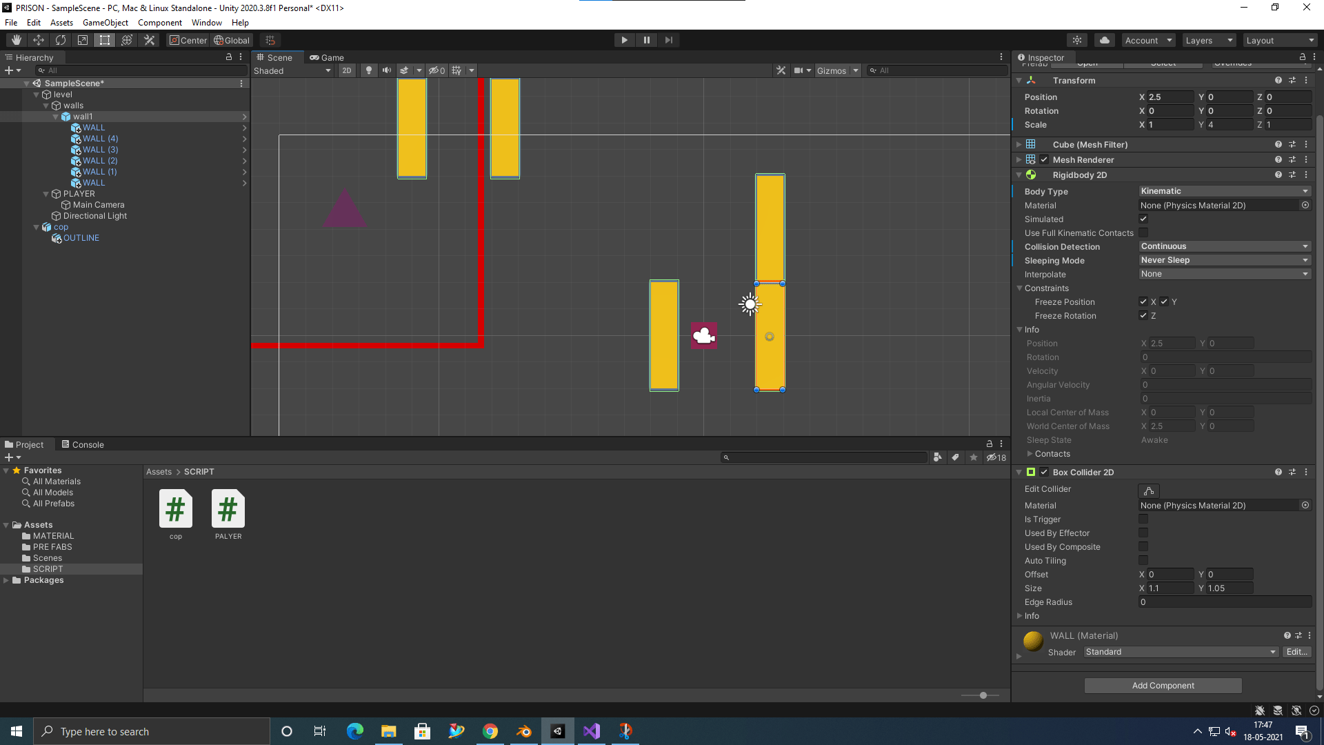 unity Rigidbody not working properly Game Development Stack Exchange