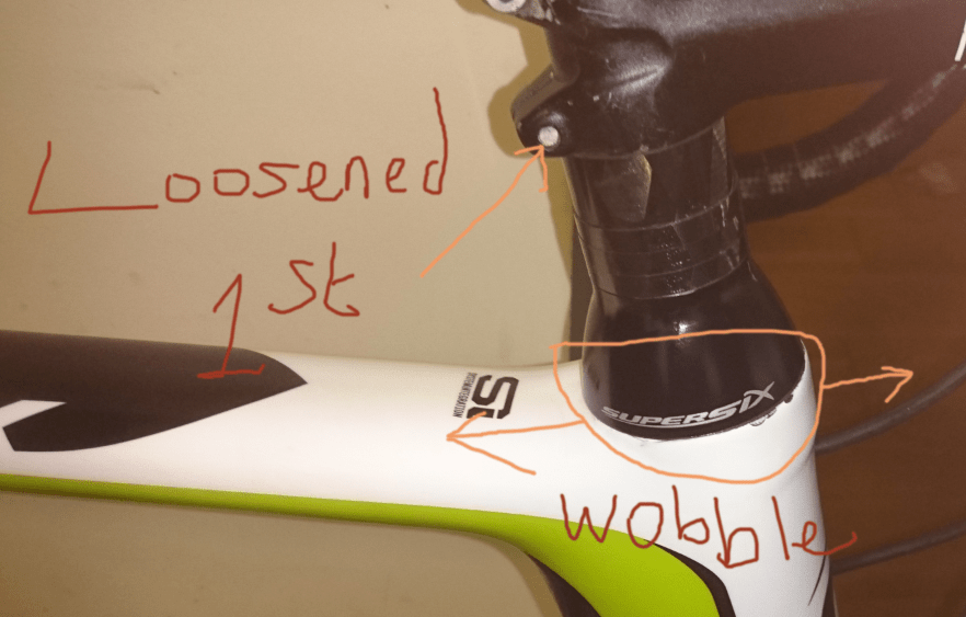 Headset wobble after tightening Bicycles Stack Exchange