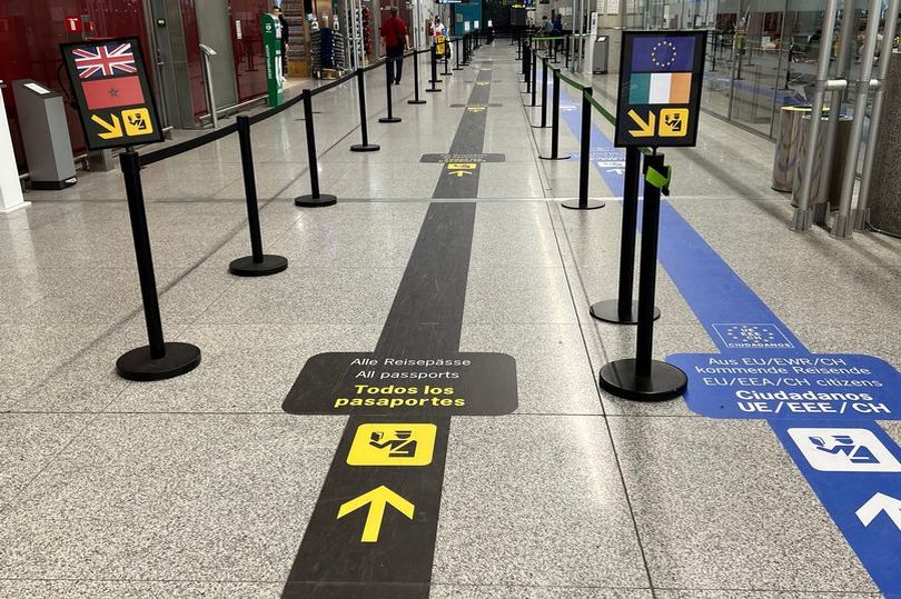 [Answered] I am British, my children hold EU passports, which queue