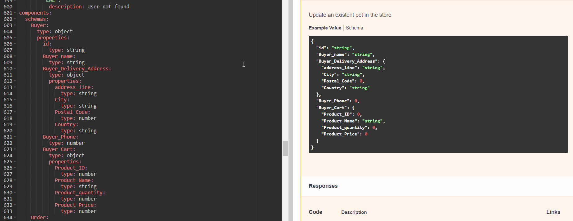 javascript How to write schema for nested objects and array while