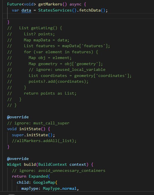 Create Markers on google maps in flutter using JSON Solveforum