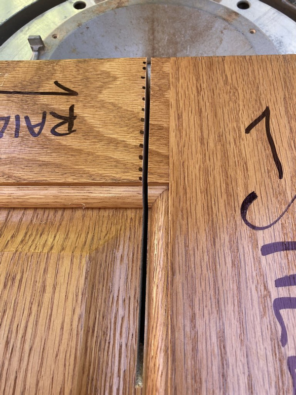 Wood Gluing two halves of a door together Love & Improve Life