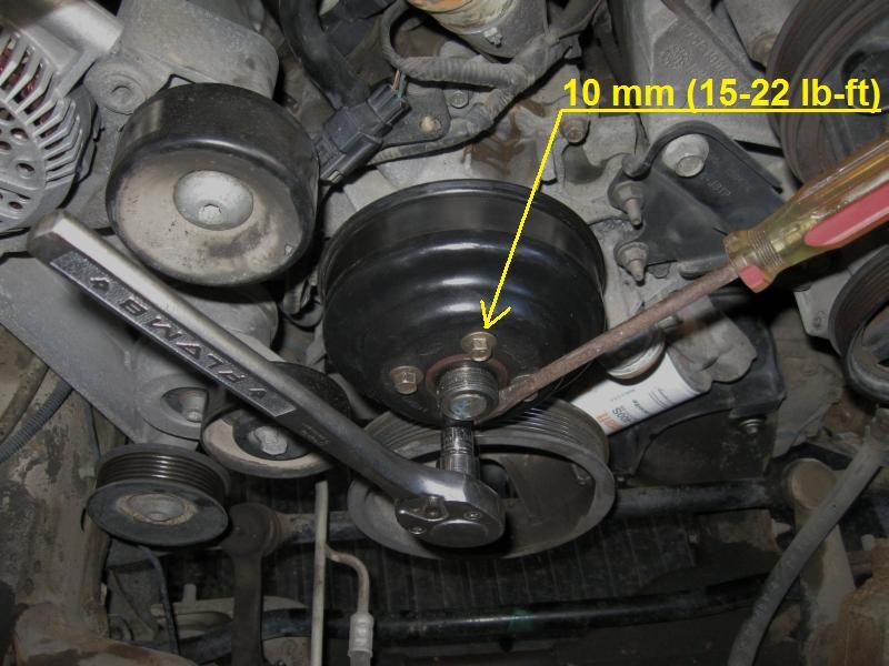 Water pump pulley removal S10 Forum