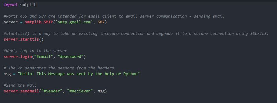 How to send an email with Python? Stack Overflow