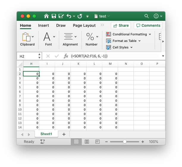 XLSXWriter and Excel “=SORT()” Function? Stack Overflow