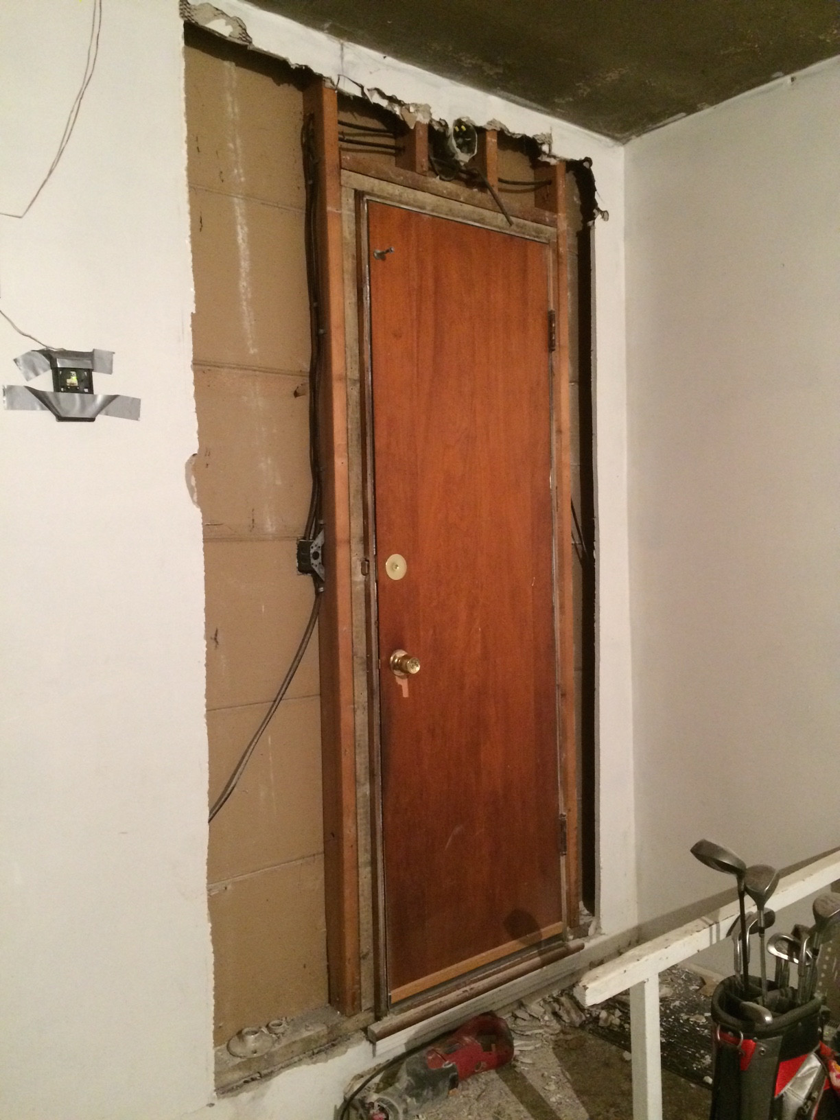 doors What's the strongest way to tie drywall into RockLath/plaster