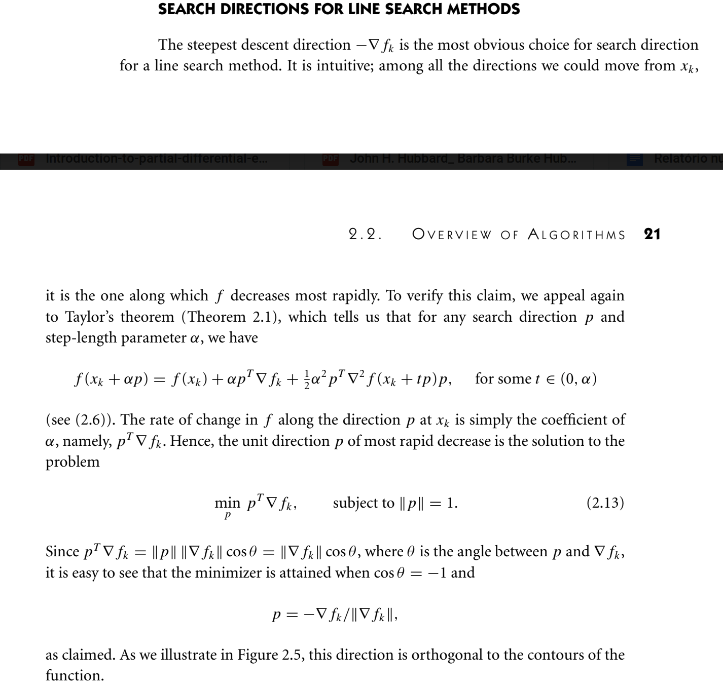 multivariable calculus Using taylor expansion to show the negative of