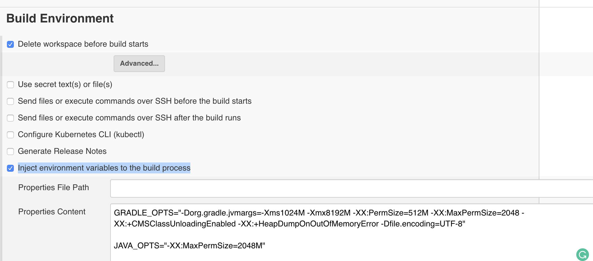 java How do I give Jenkins more heap space when it's running as a