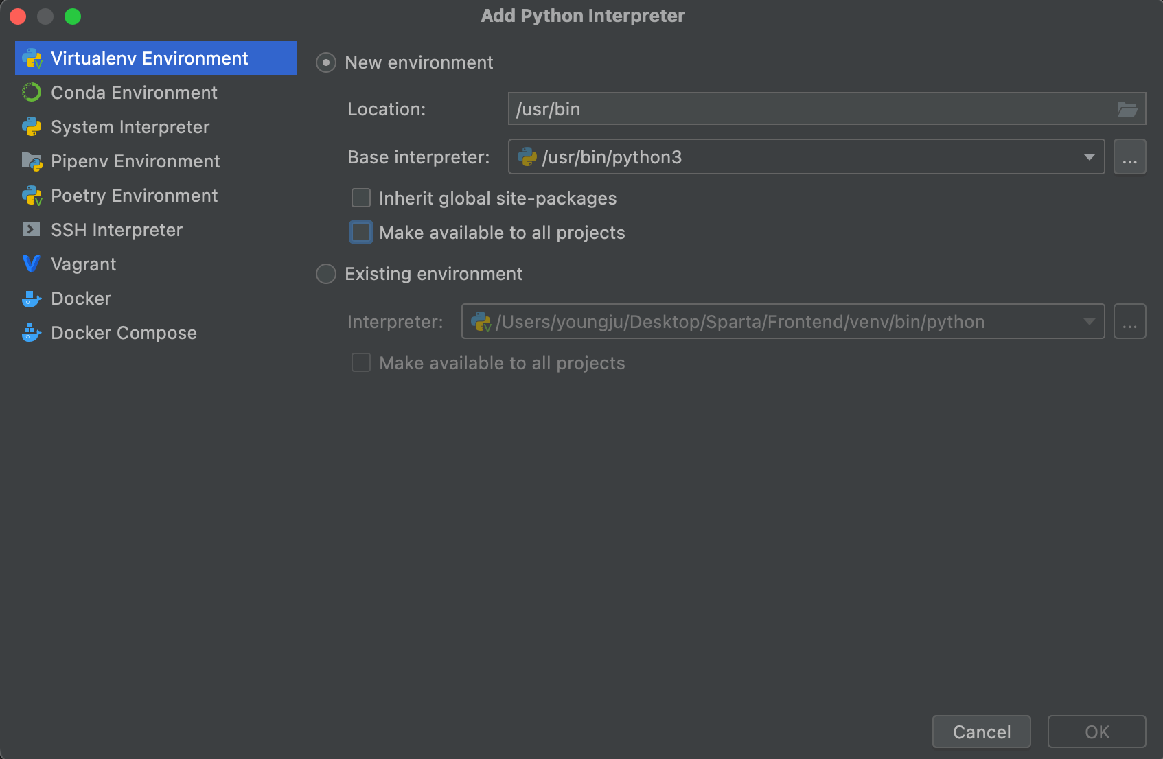 How to add Python Interpreter to PyCharm? Python