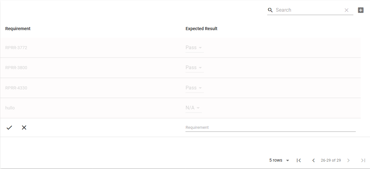 reactjs Edit custom column component while adding new row of Material