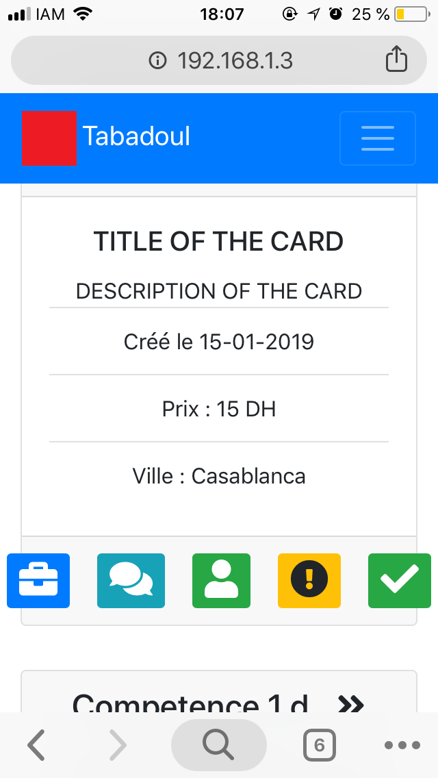 css boostrap 4 card footer does not display properly (using flex
