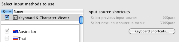 macos Changing keyboard input language on Mac OSX Ask Different
