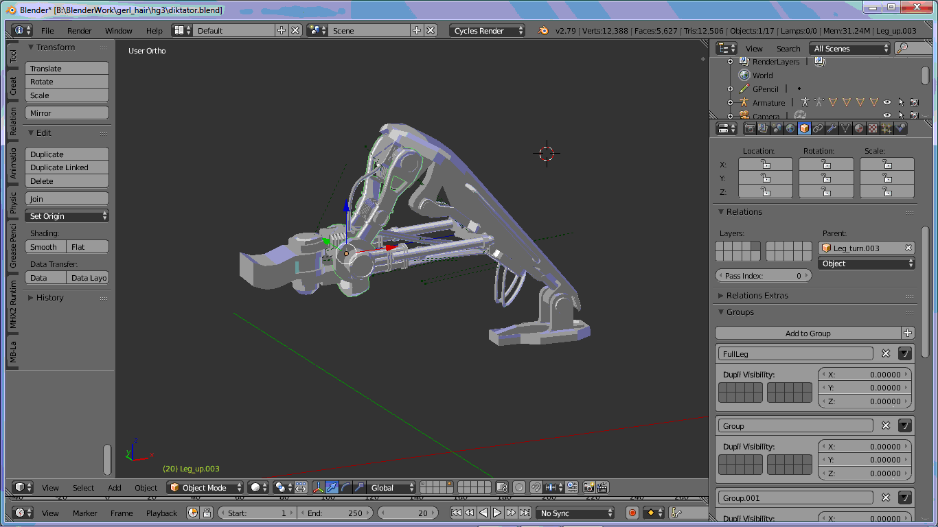 Why does the object move when clearing its parent? Blender Stack Exchange