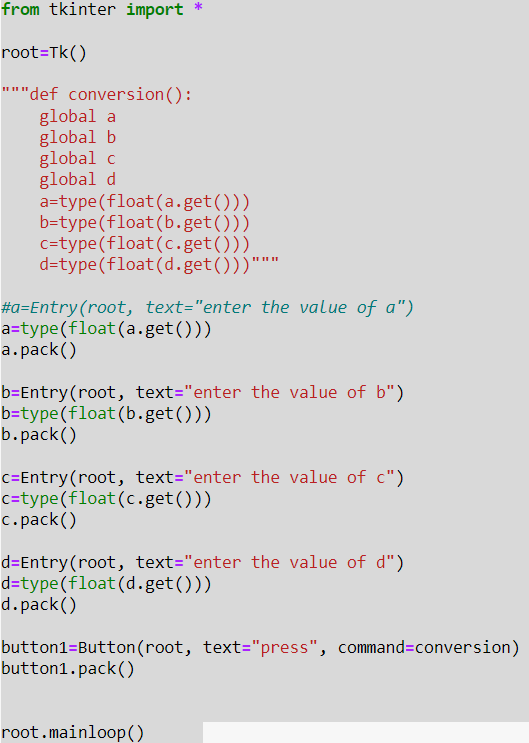 tkinter how to convert strings to float Stack Overflow