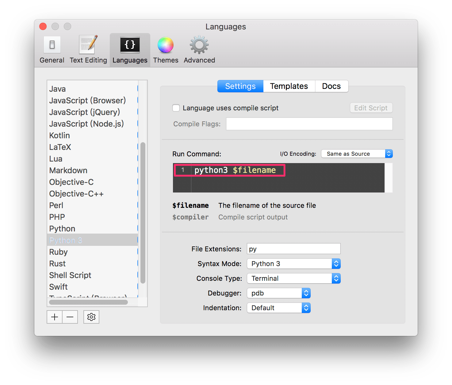 macos Why is Code Runner using the old 2.71 version of Python instead of 3.x on OSX? Stack