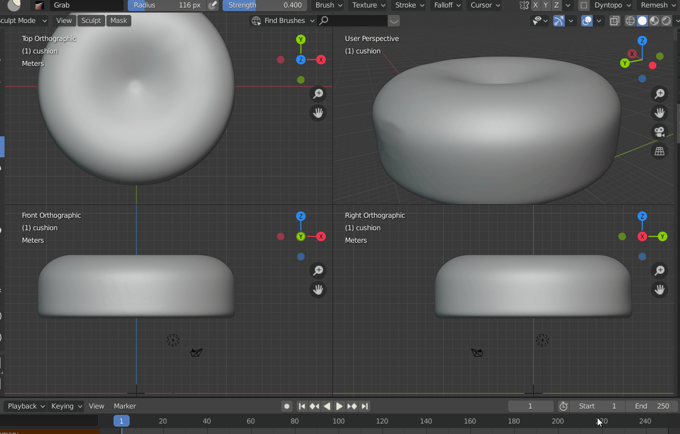Blender 2.82a sculpt brush cursor shape not fixed Blender Stack Exchange