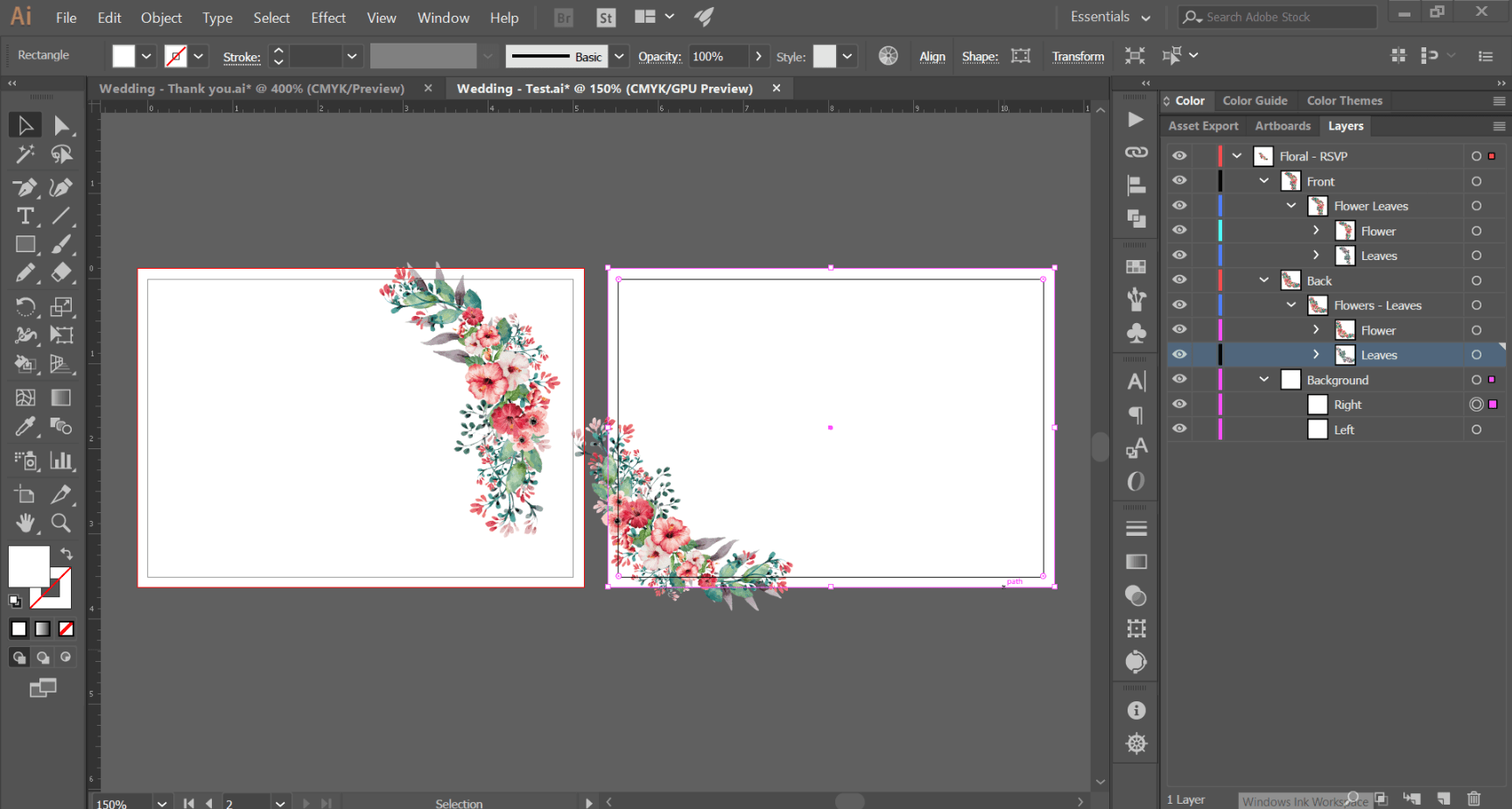 In Illustrator How do I stop layer from Artboard 1 going into Artboard