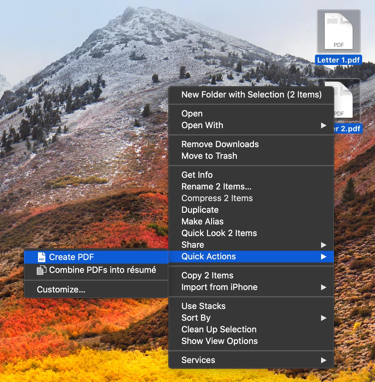 preview After PDFs combined, copied text using Inter font is