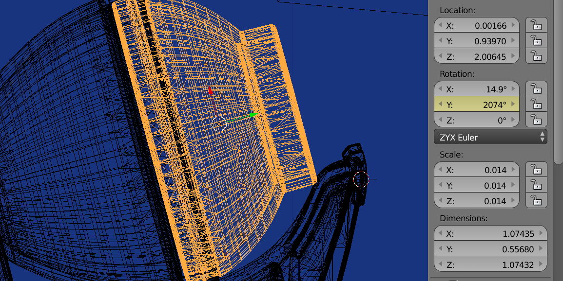 animation How to change the axis of rotation of an object? Blender