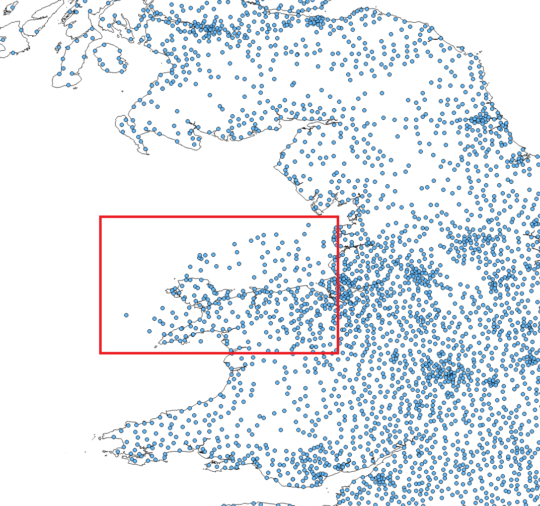 QGIS Lat/Long Postcodes Coordinates Being Placed Out At Sea
