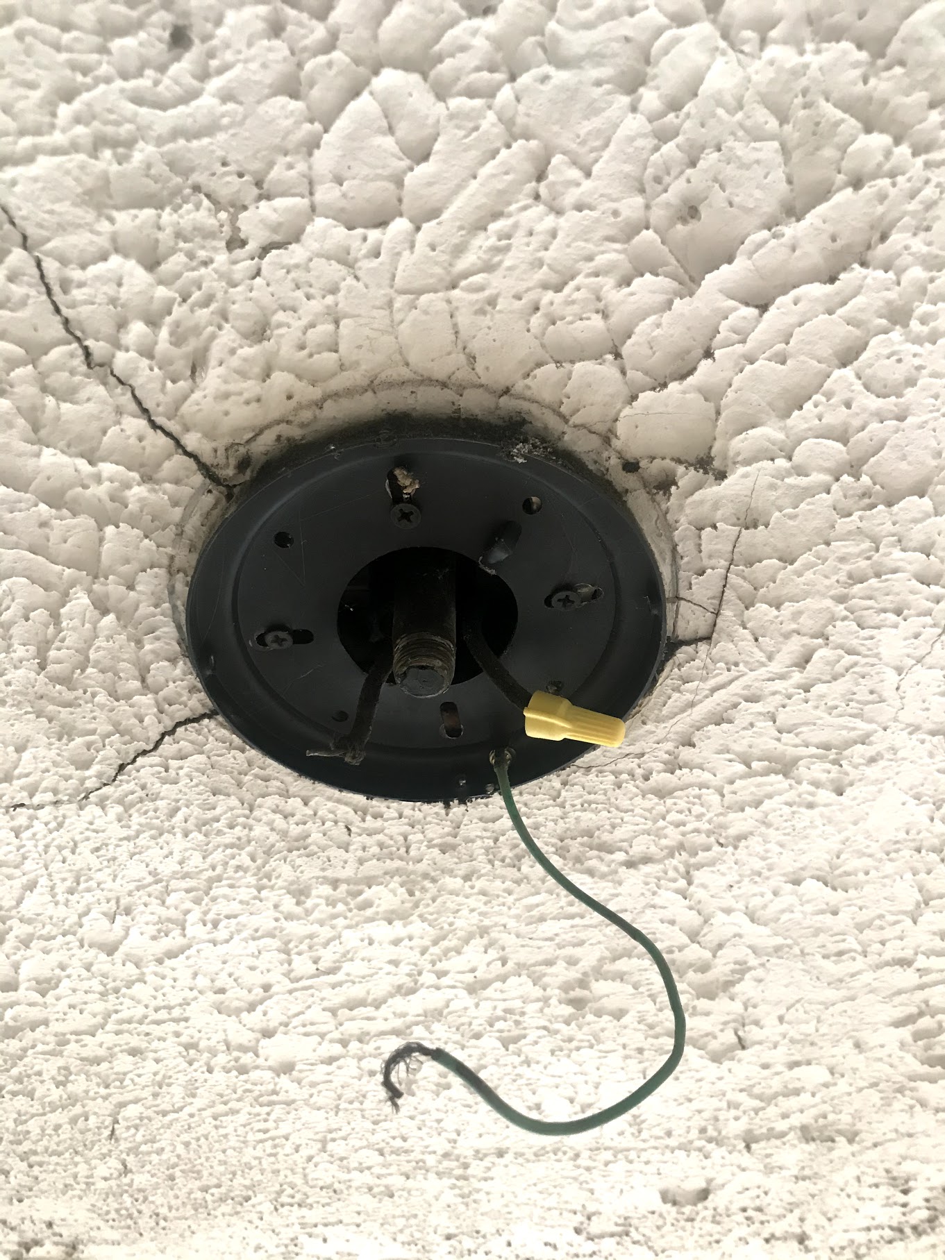 How to replace fan fixture for a flat LED light fixture? Home