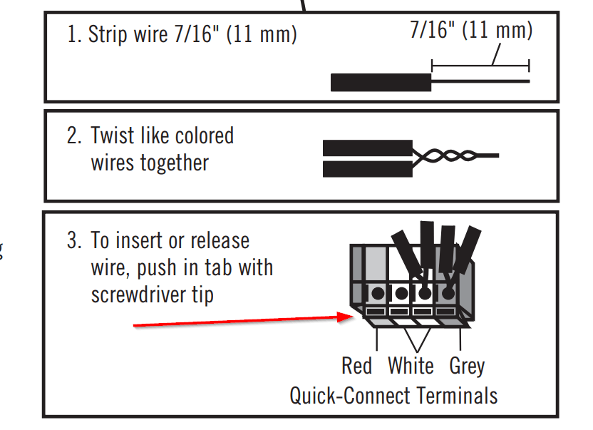 How do garage door wire connectors work? Electrical Engineering Stack