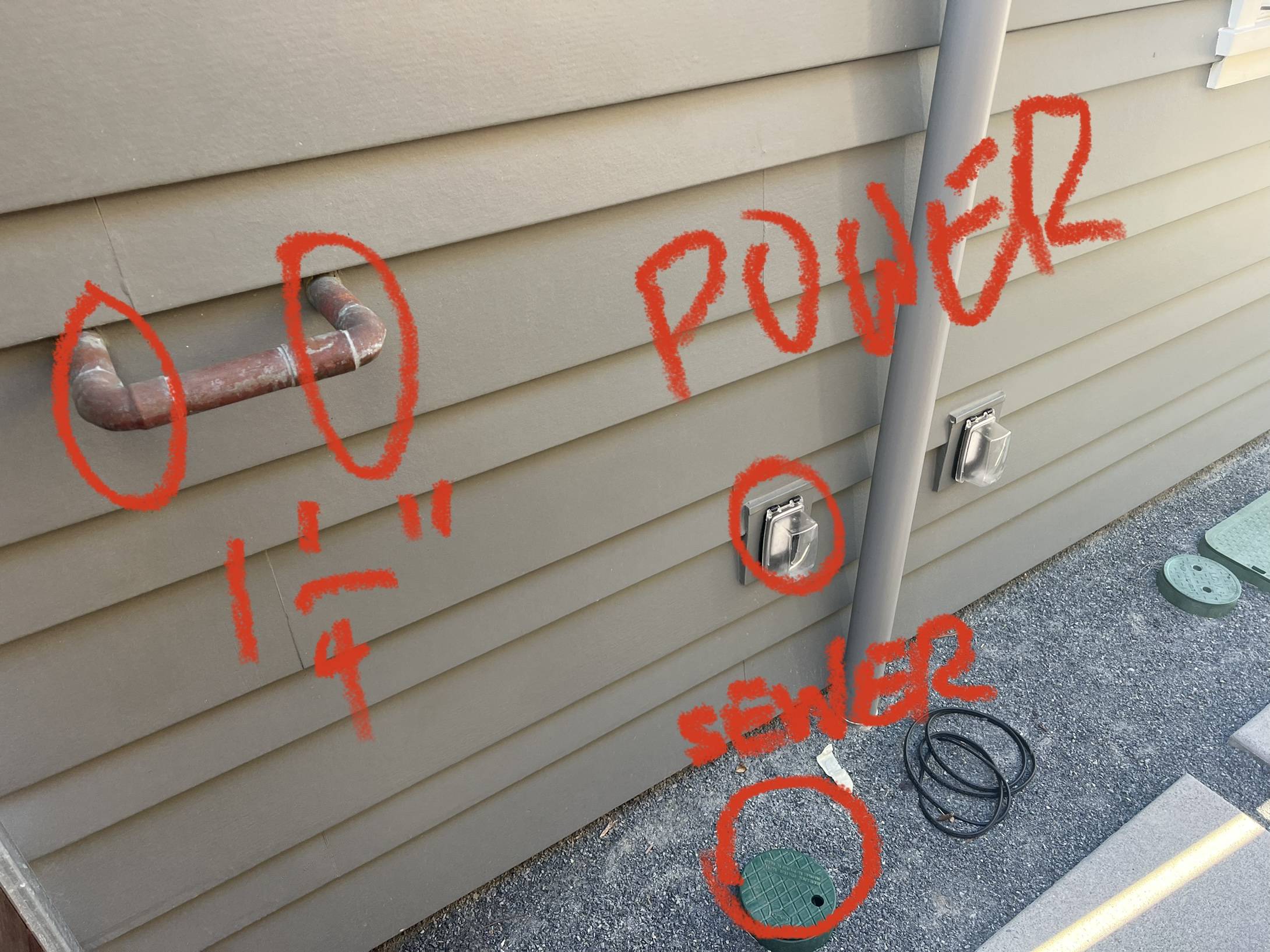 plumbing How should I run drain line from water softner to sewer