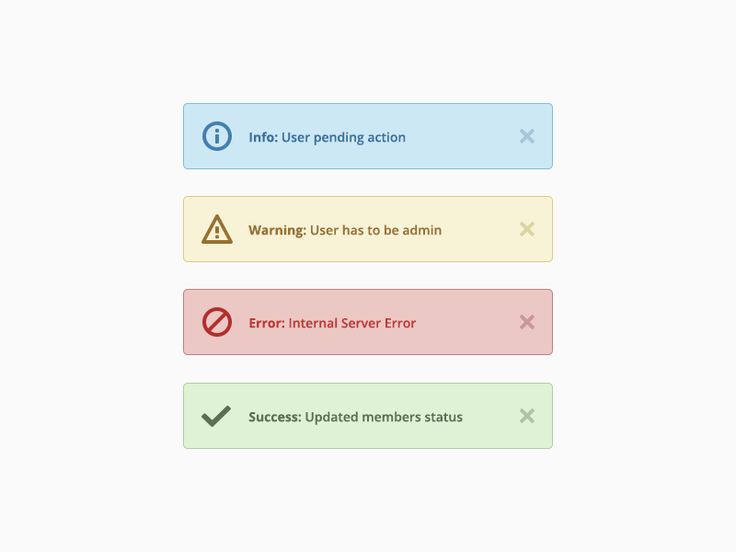 usability What is the difference between alert, notification banner